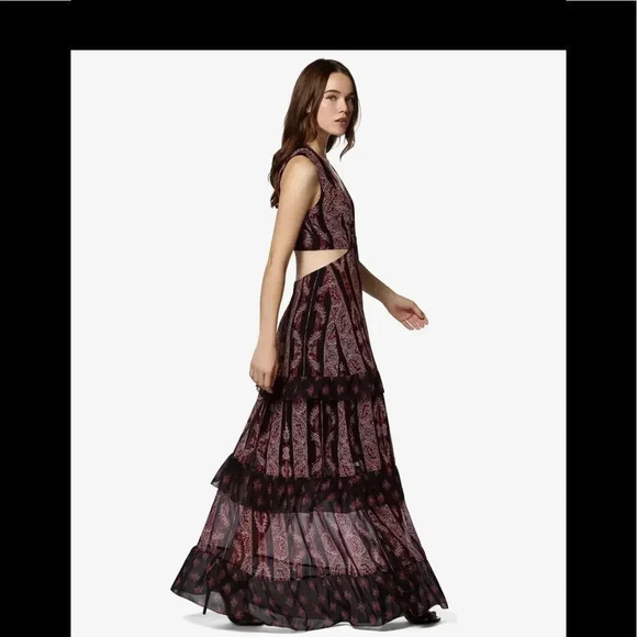 Avec Les Filles Rosie Tiered Maxi Dress size 10 - Picture 16 of 17